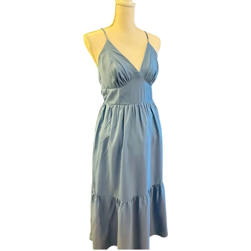 NEW Jessica Simpson | Tiered Cotton/Linen Dress | Small - Picture 9 of 9